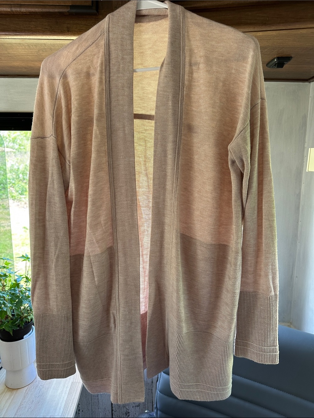 Lululemon - blush Open-Front Women's Cardigan Sweater size 6( no size tag )